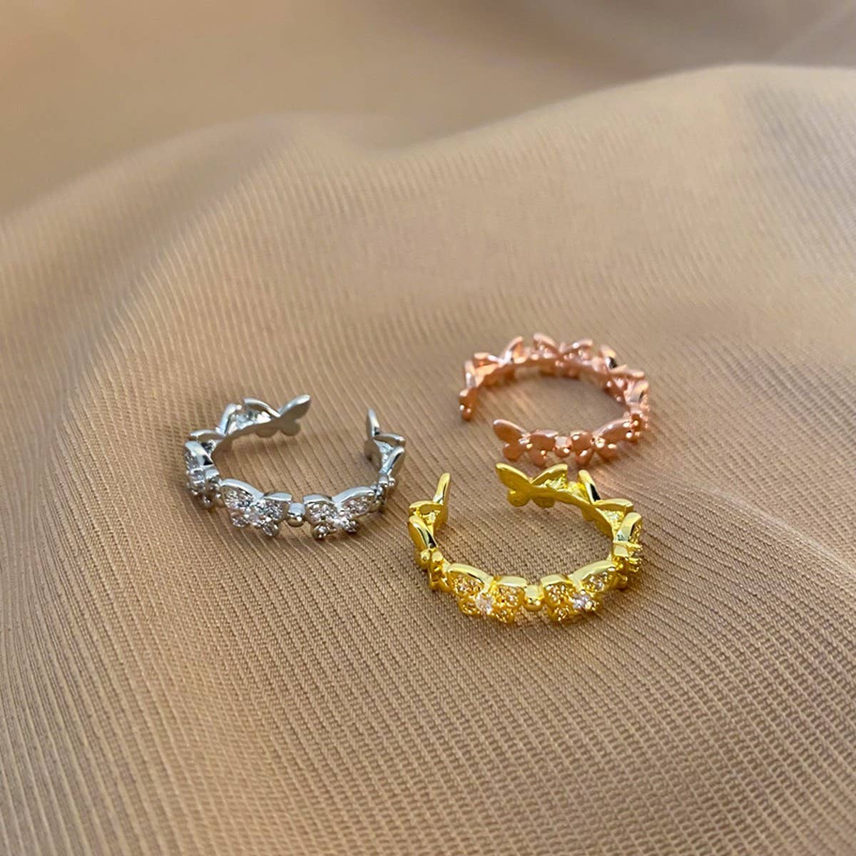 FASHIONABLE AND HIGH-END BUTTERFLY ZIRCON RING_CWAJE3103