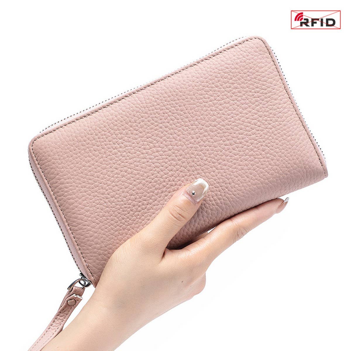 ANTI-THEFT MULTIFUNCTIONAL LONG LEATHER WALLET_CWAB3734