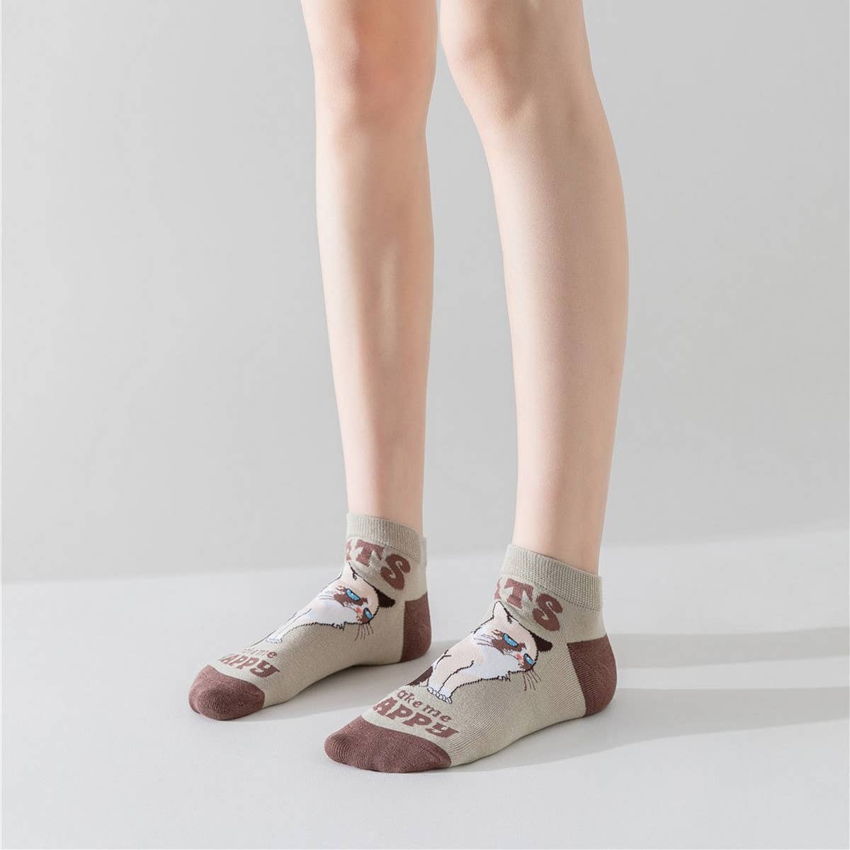 WOMEN CARTOON ANIMAL CAT SOCKS