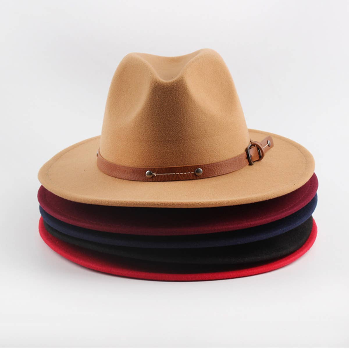 FLAT TOP BRITISH STYLE PANAMA HAT_CWAH1898