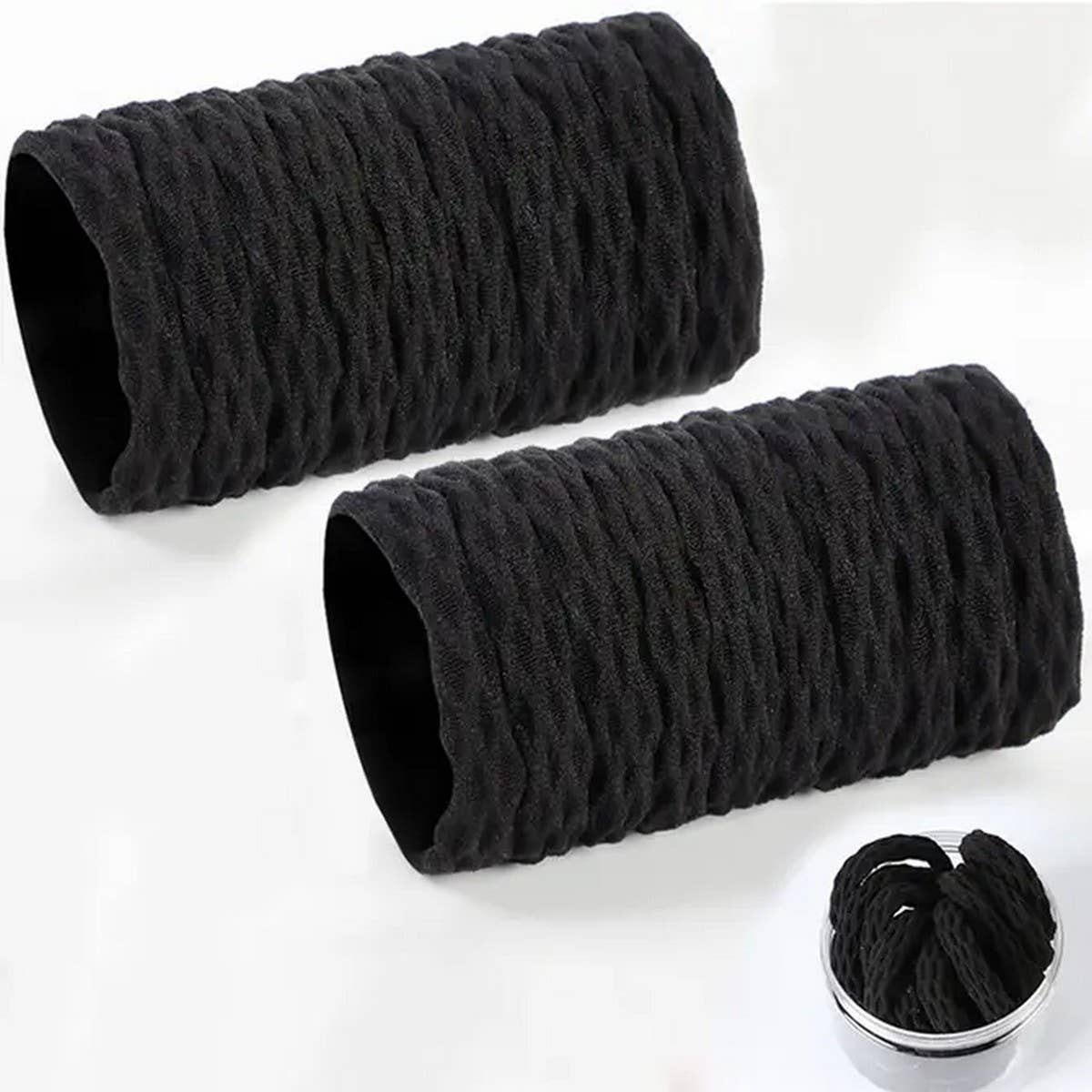 20PCS SCRUNCHIES ELASTIC HAIR BANDS_CWAHA0134
