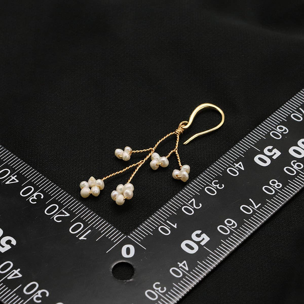 NEW HIGH-END FASHION LONG PEARL EARRINGS