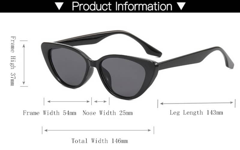 CAT EYE DAILY FASHION SUNGLASSES_CWASG0075