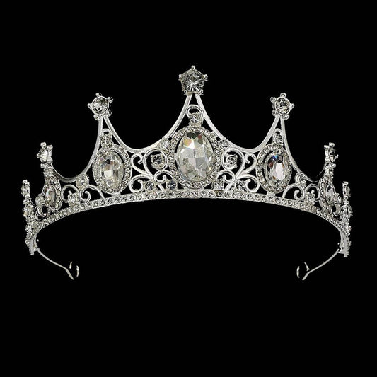 FASHION PRINCESS CROWN WEDDING CRYSTAL TIARAS_CWMM2017