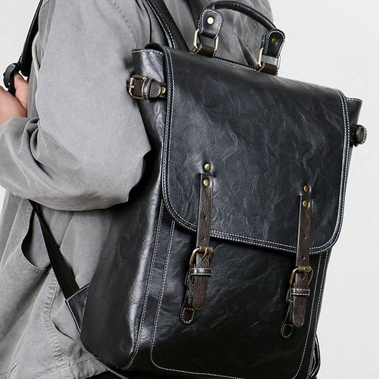 Multi-Functional Leather Backpack for Men_CWAB5178