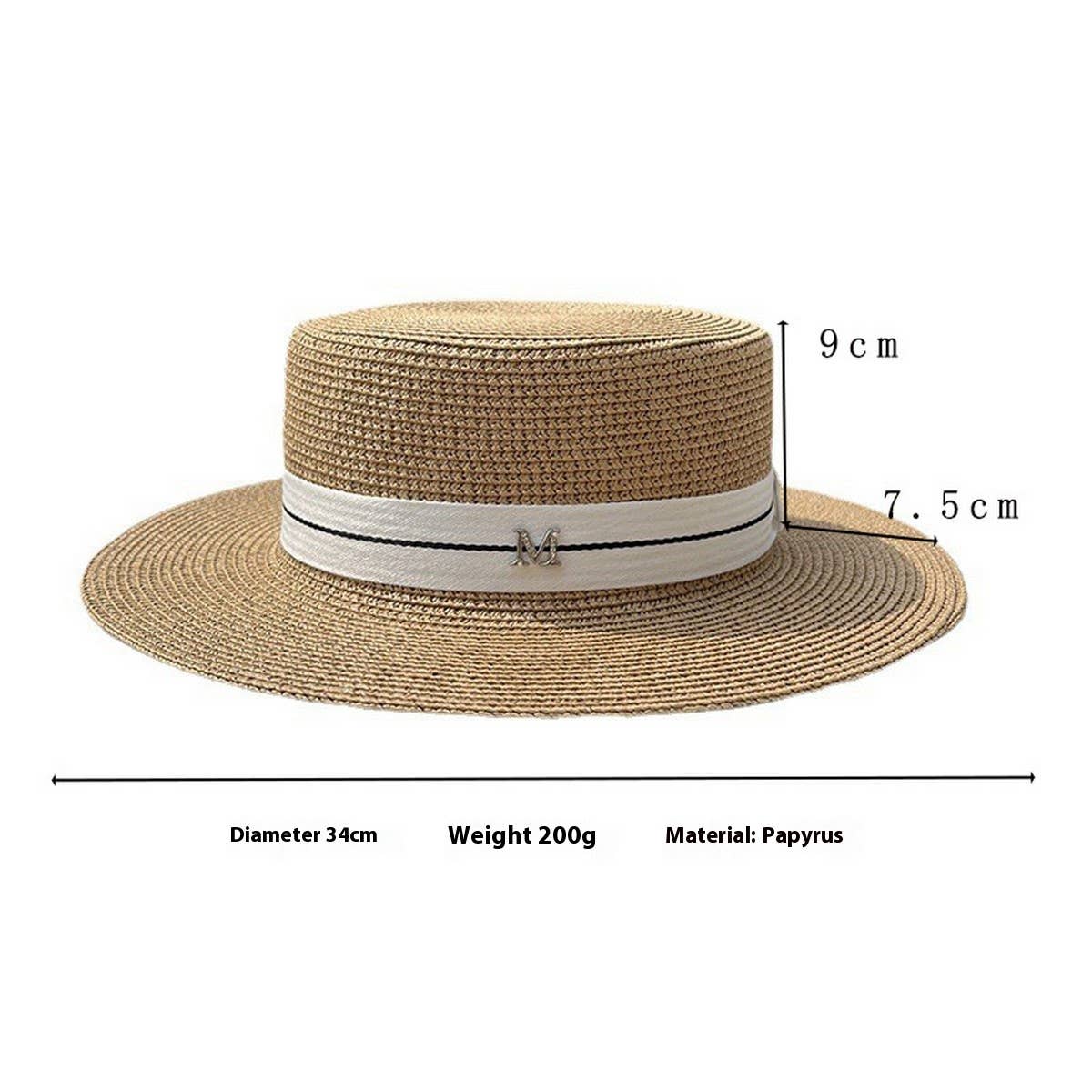 Summer retro fashion sun hat for women_CWAH3440