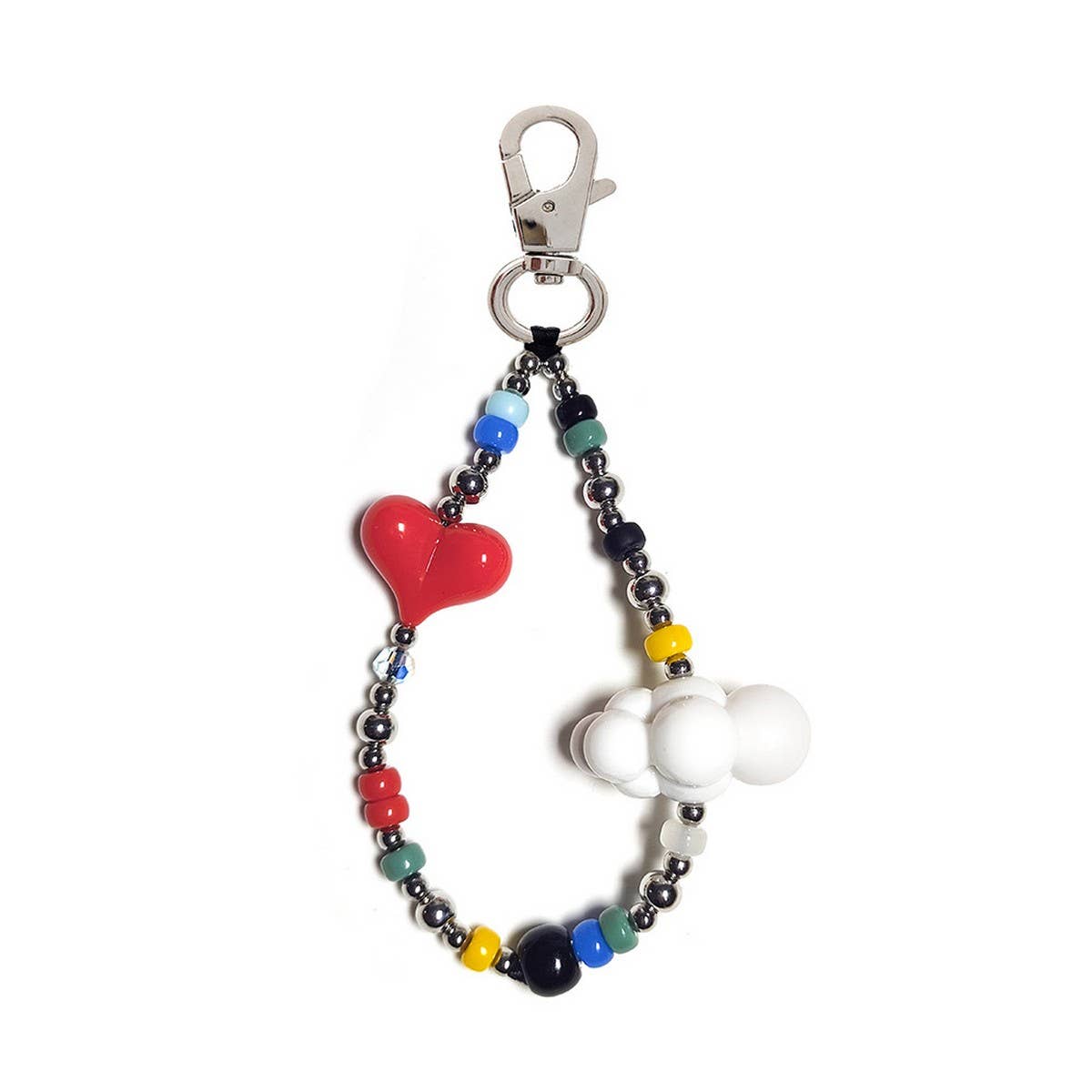 CWMM8690_VERSATILE WOVEN BEADED HEART PENDANT