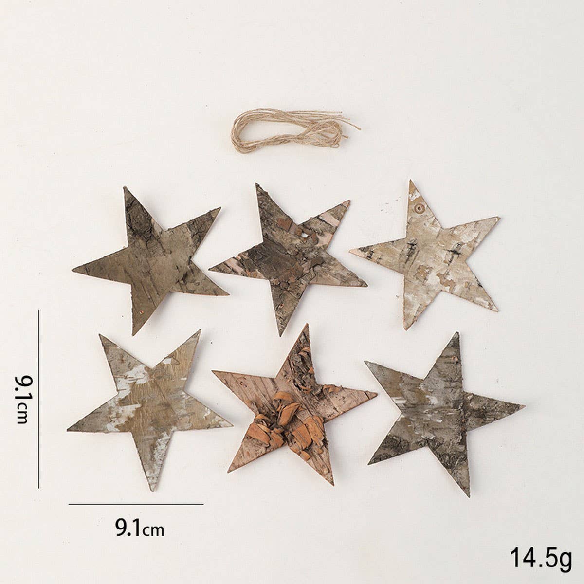 Natural Cedar Wooden Christmas Tree Hanging Decor