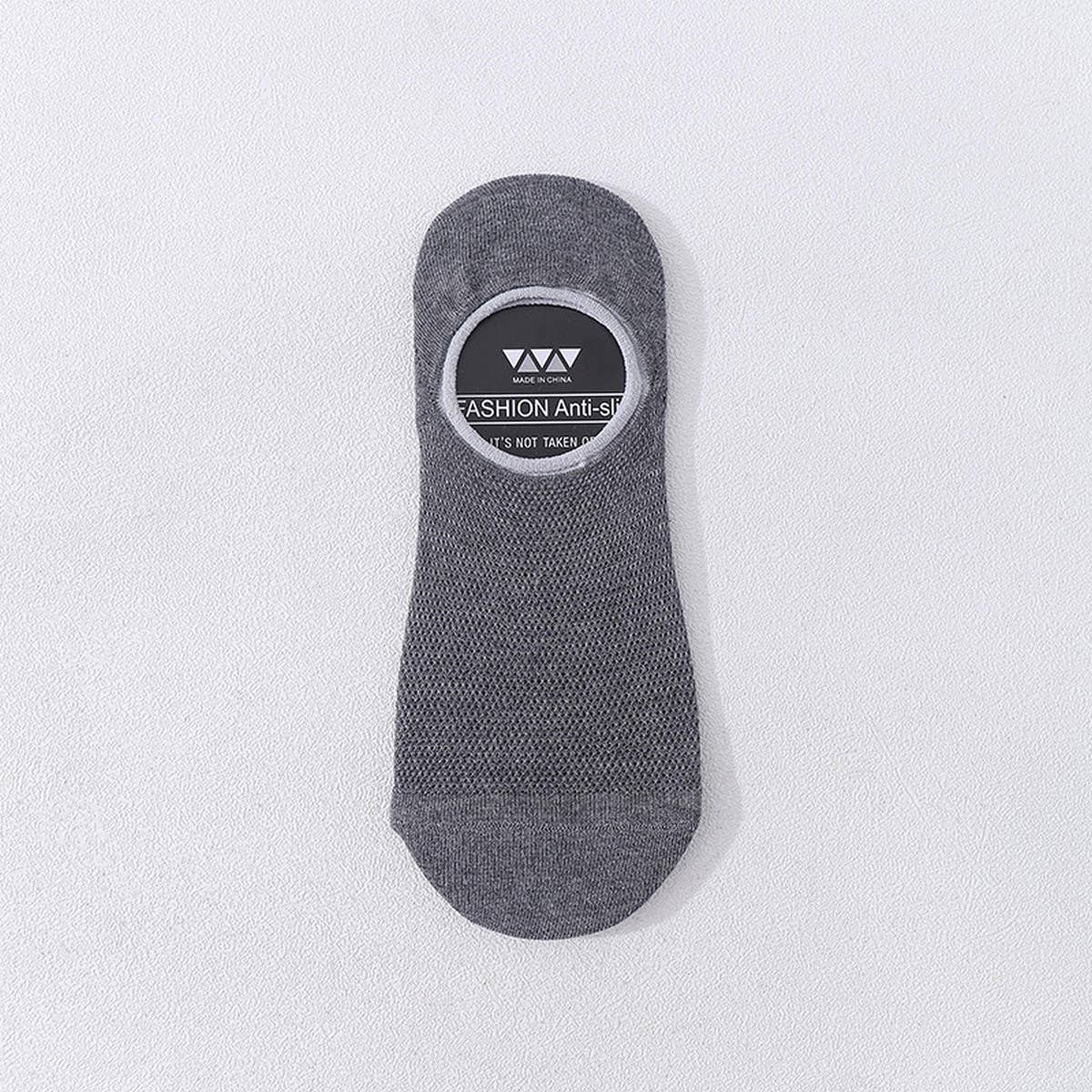 CASUAL SOLID COLOR HOLLOW SOCKS_CWMS0437