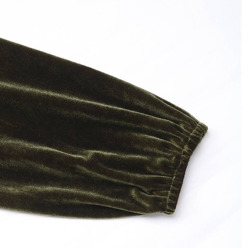 VALENTINE'S DAY VELVET ELEGANT MID-LENGTH DRESS