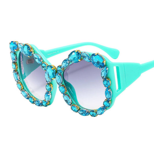 LARGE FRAME POLYGONAL HIGH-TECH SUNGLASSES