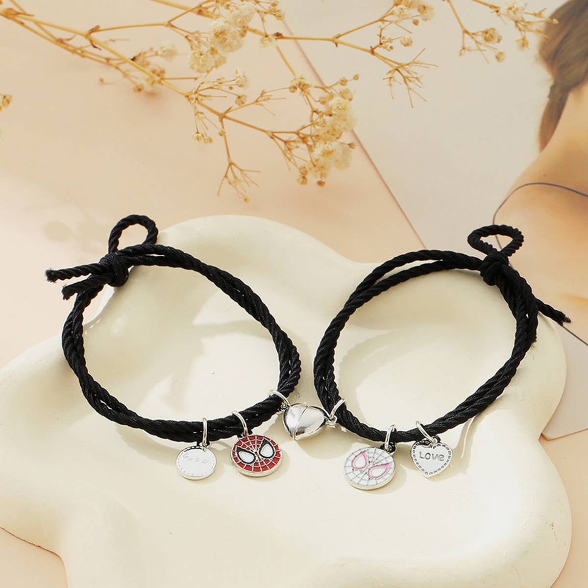 FASHION SPIDER HEART MAGNETIC BRACELET_CWAJE2417