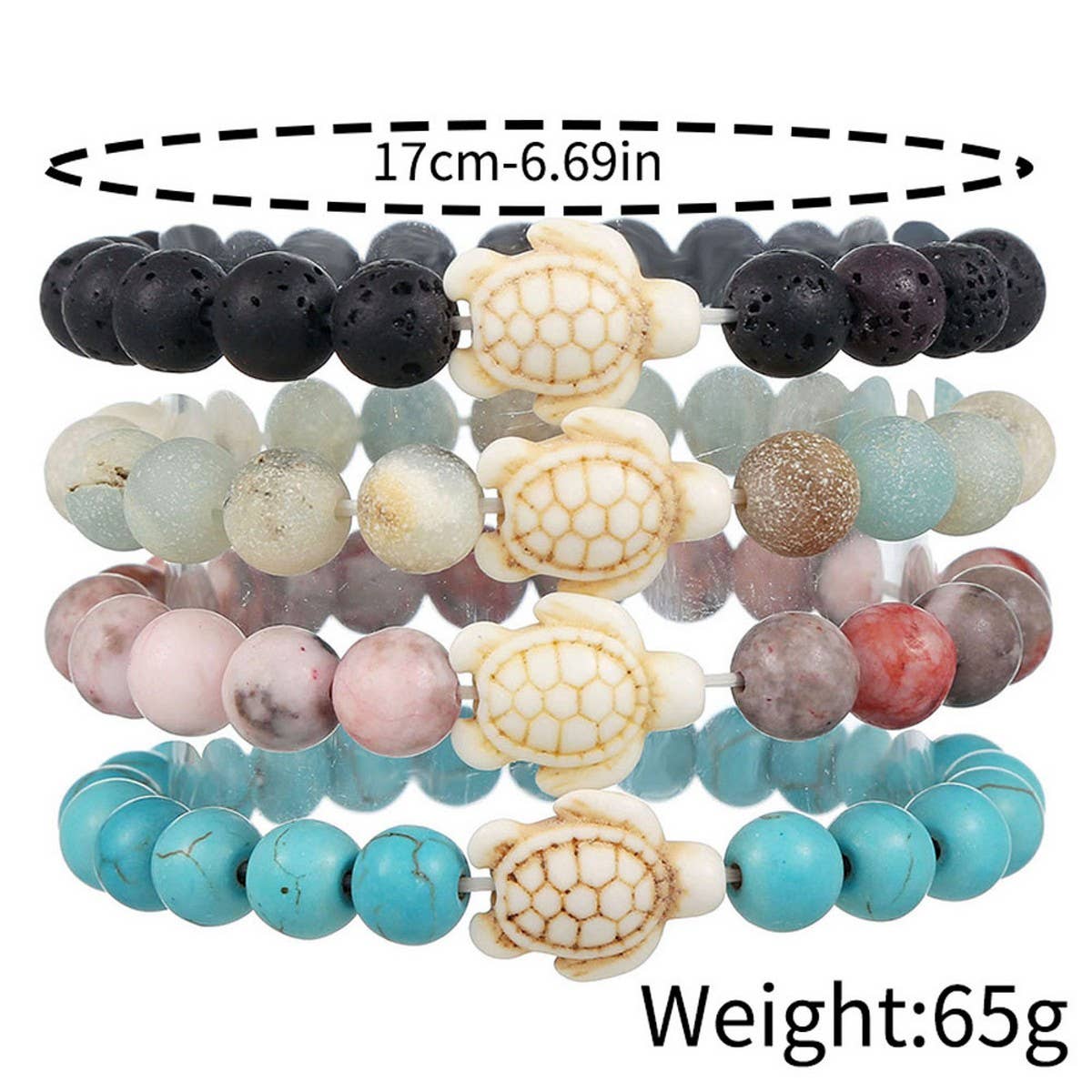 FASHIONABLE MARINE ANIMAL BRACELET SET