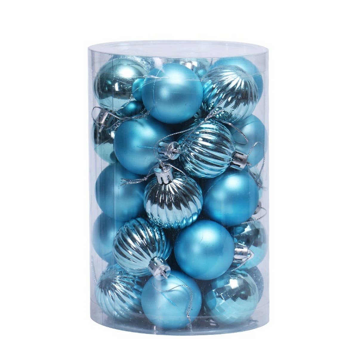 34pcs Christmas Tree Ornaments Ball Set 4cm_CWMM9835