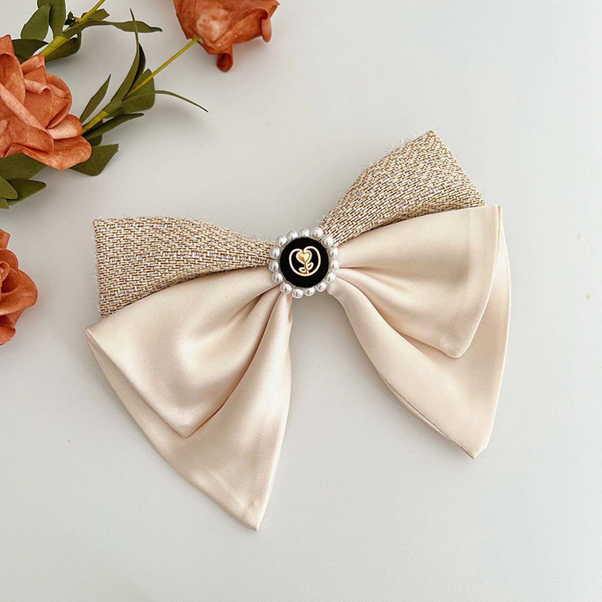 SMALL FRAGRANT STYLE HIGH-END BOW HAIRPINS_CWAHA1192