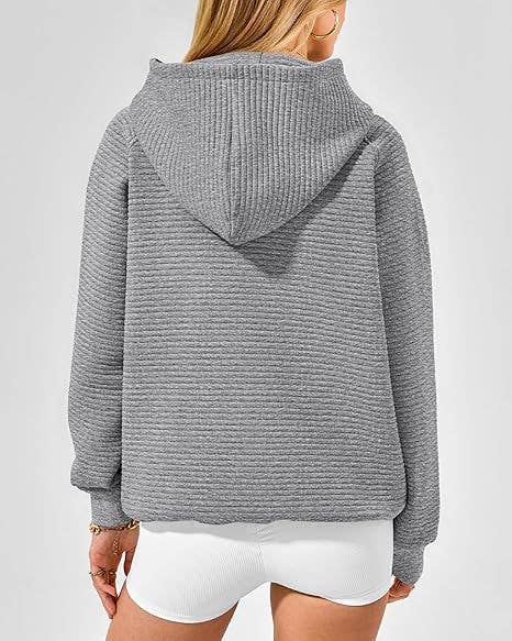 HOODED SPORTS LONG-SLEEVED CASUAL POCKET HOODIE