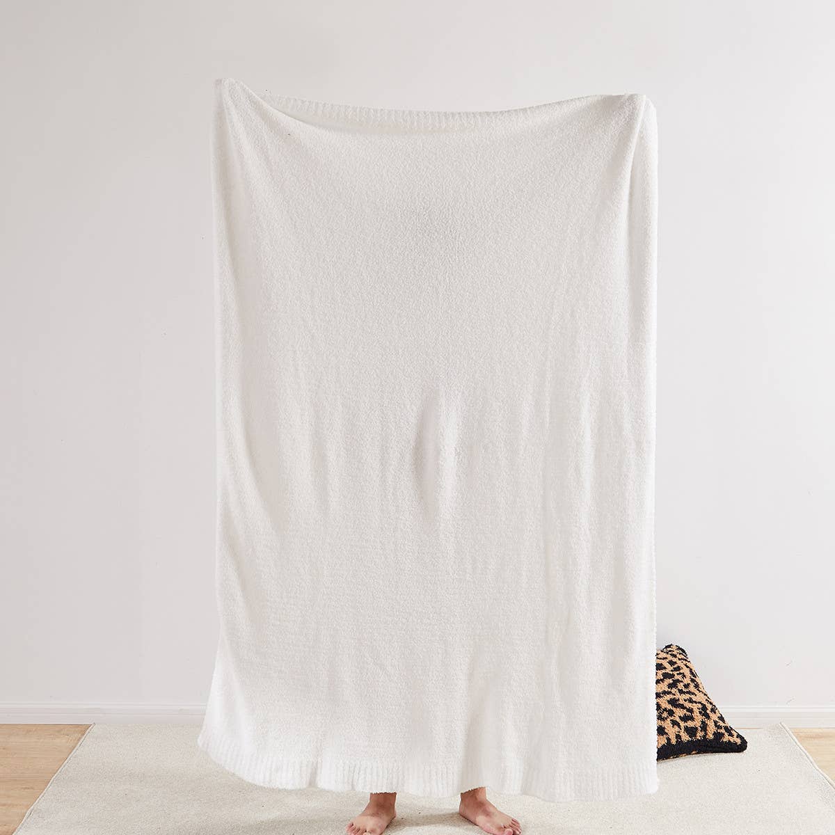 SOLID COLOR KNITTED JACQUARD BLANKET COVER BLANKET_CWMM0319