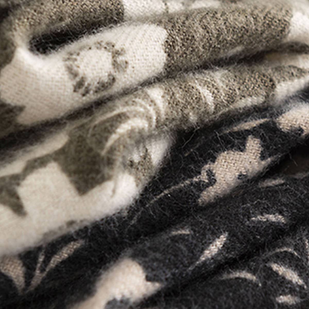 Vintage Knit Scarf - Fall/Winter Couples Wrap