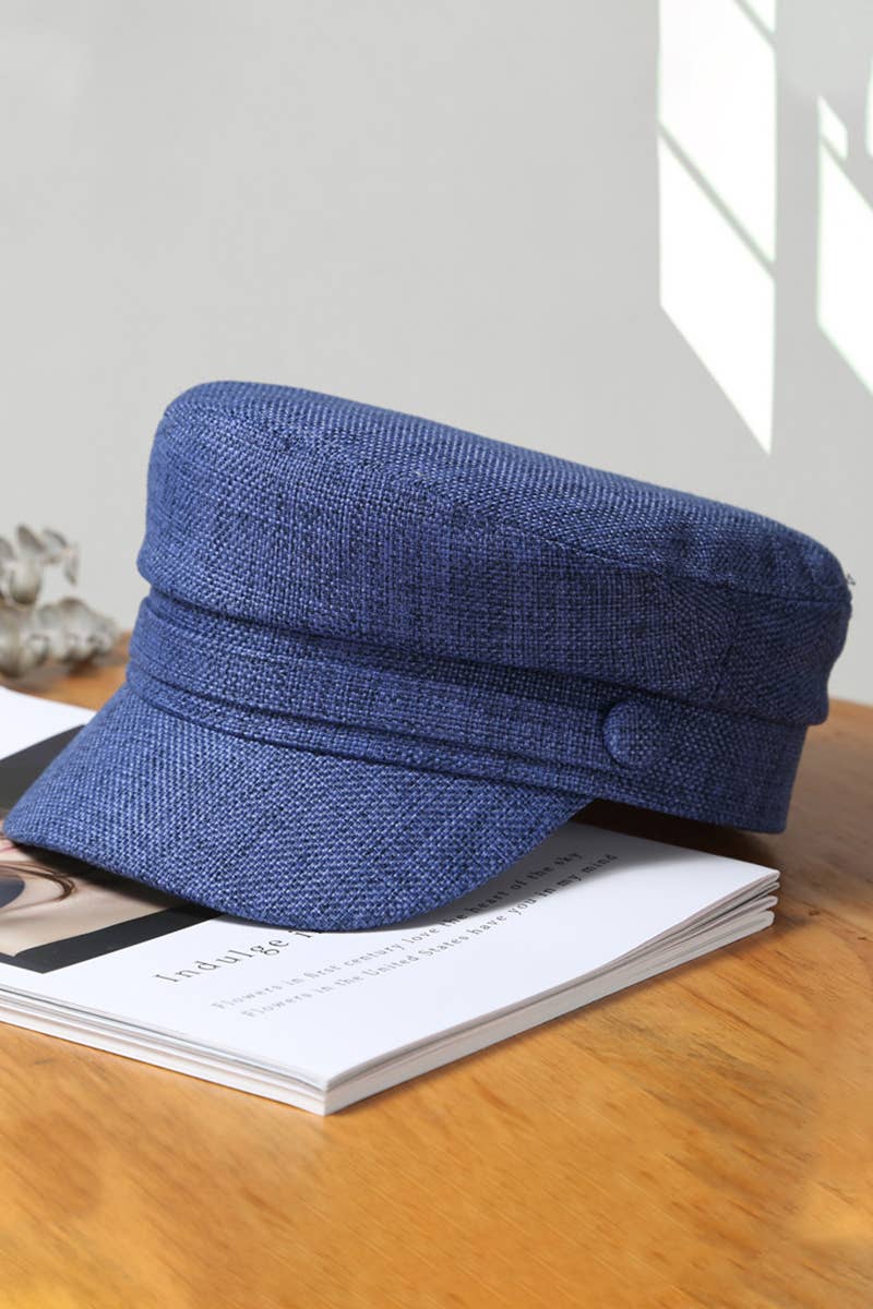 SOLID BAKER BOY HAT_CWAH0488