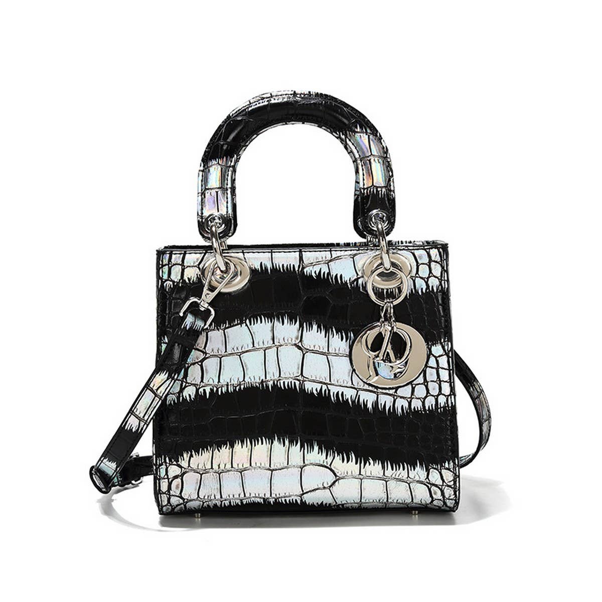 HIGH-QUALITY CROCODILE PATTERN WOMEN'S HANDBAG_CWAB3623