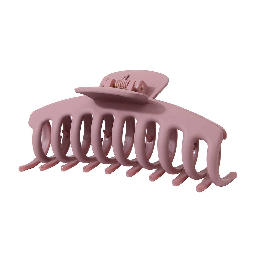 4.3" Matte PS Plastic Hair Claw Clip, Strong Hold_CWAHA0090