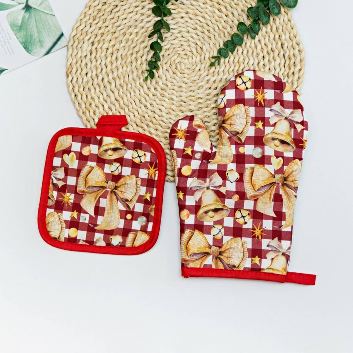 CHRISTMAS SERIES BAKING ANTI-SCALDING GLOVES