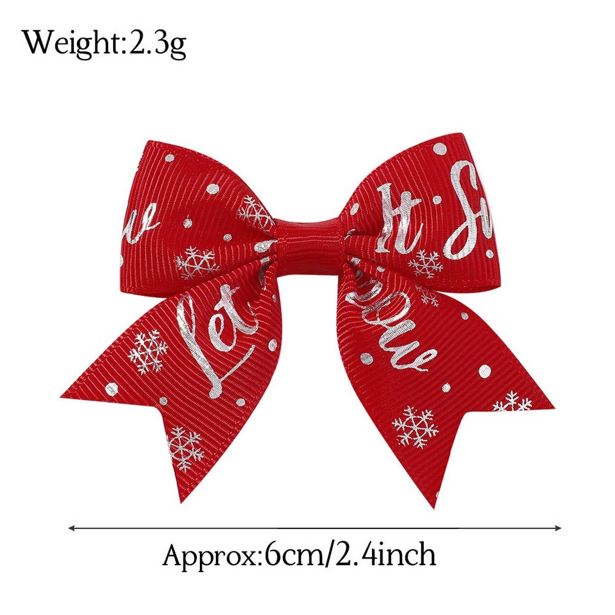 Girls¡¯ Xmas Hair Clip with Reindeer & Snow