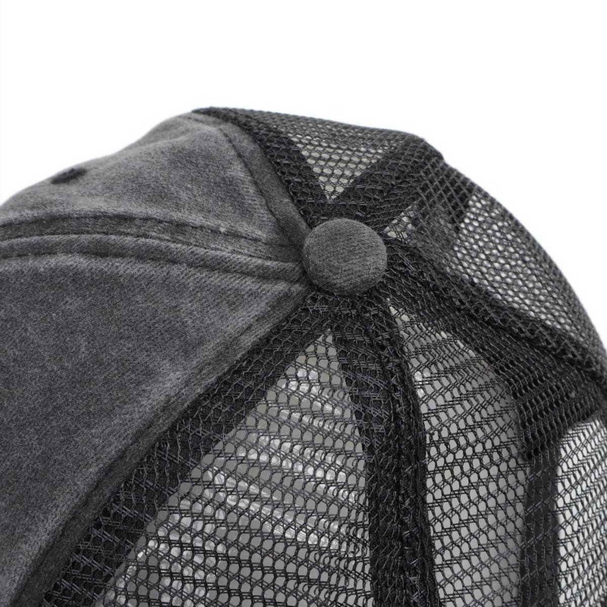 RETRO WASHED SUN PROTECTION BASEBALL CAP_CWAH1543