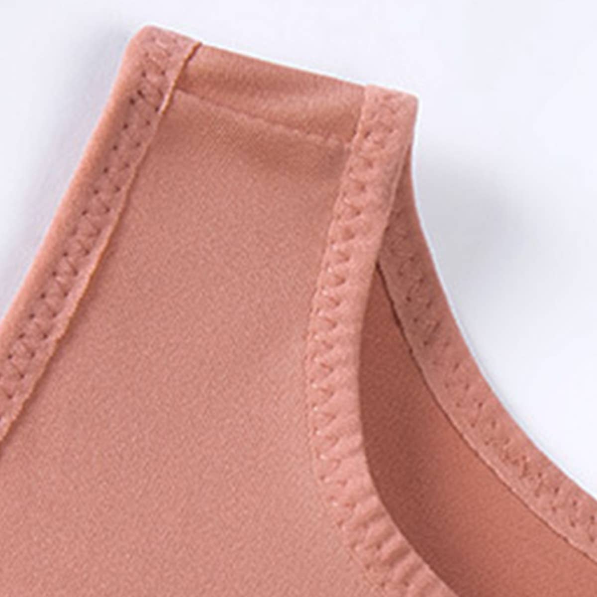 WOMEN RUNNING ZIPPER PUSH-UP YOGA BRA