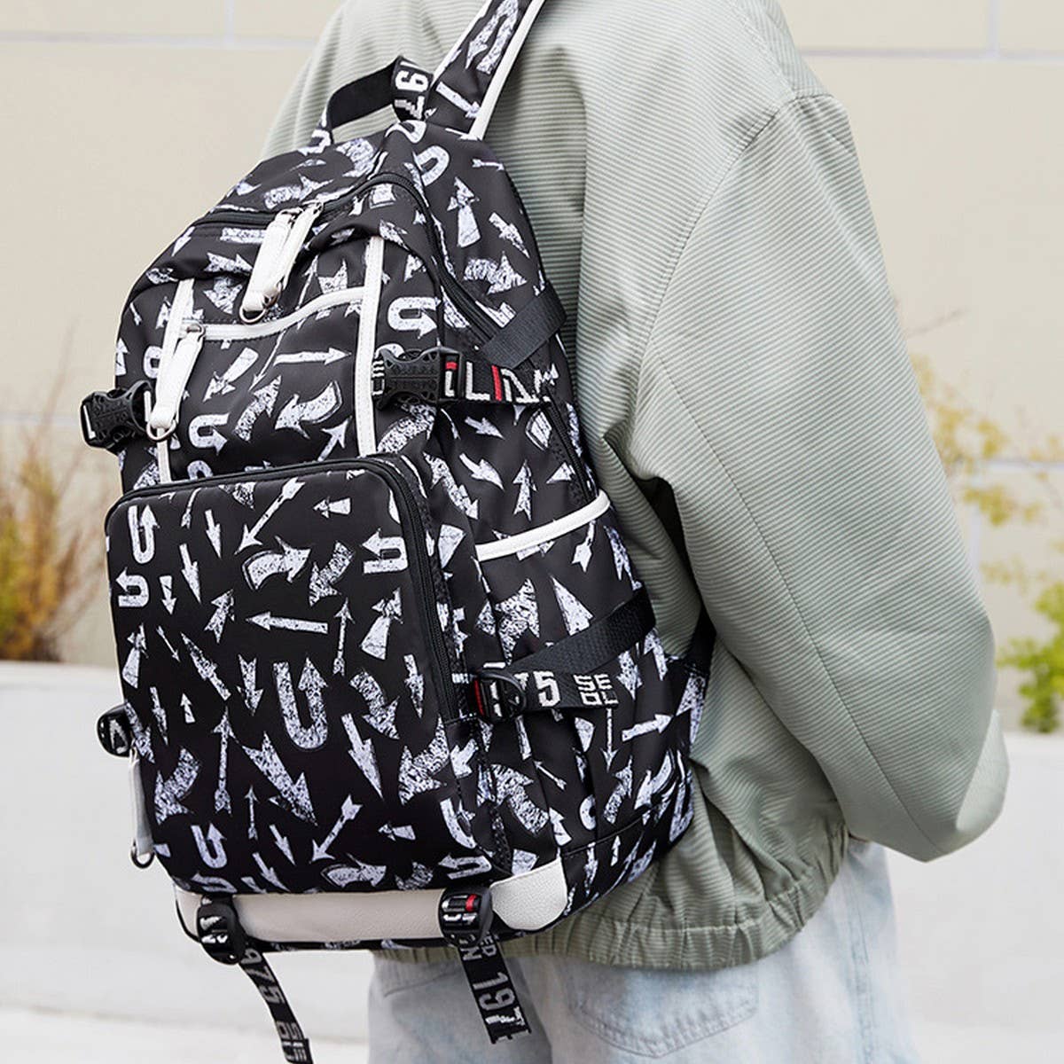Backpacks for School ??Large & Stylish Heat Print_CWAB5387