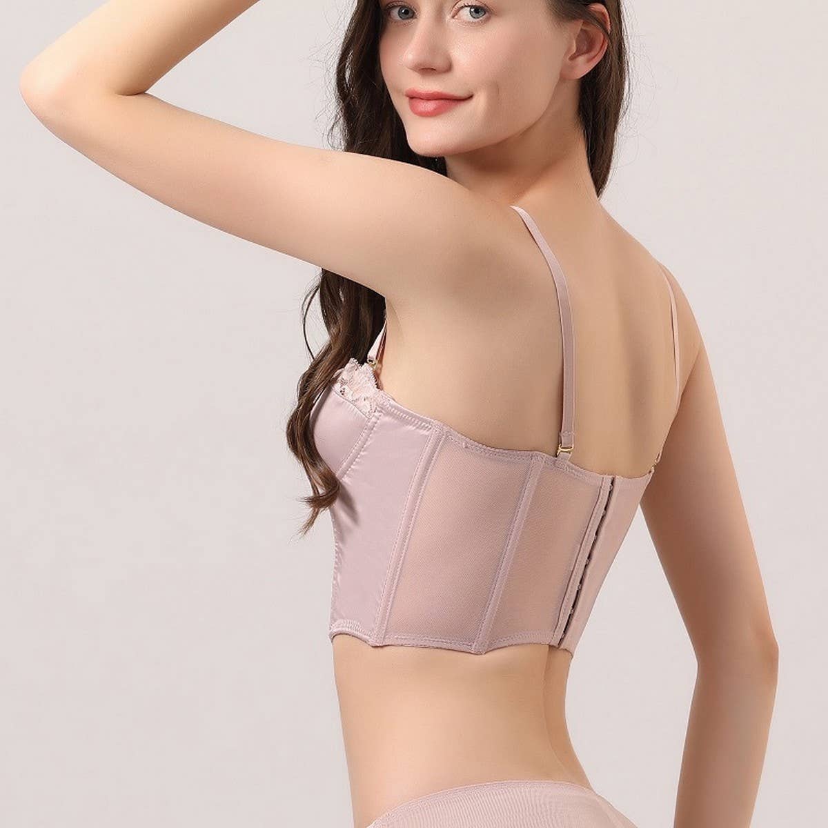 LACE EDGE SEXY LINGERIE SHAPING LONG BRA