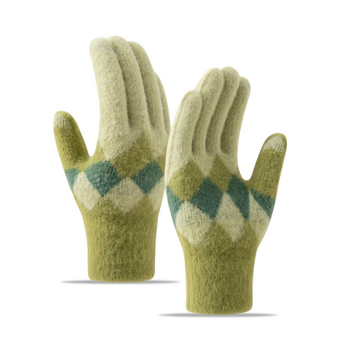 CWAG00557_WOMEN WINTER  KNIT TOUCHSCREEN GLOVES