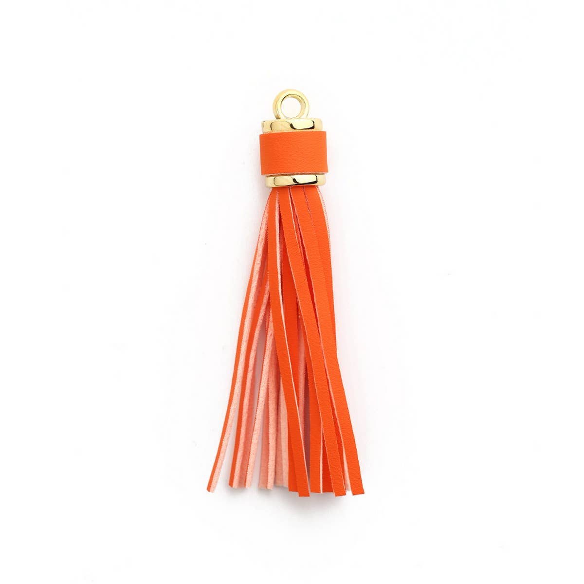 Leather Fringe Keychain, PU Tassel Bag Charm_CWAB5007