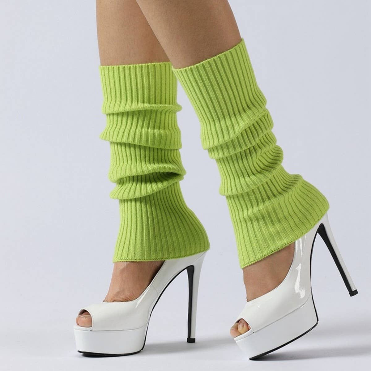 WARM BALLET LEGGINGS HIGH ELASTIC STACKED SOCKS