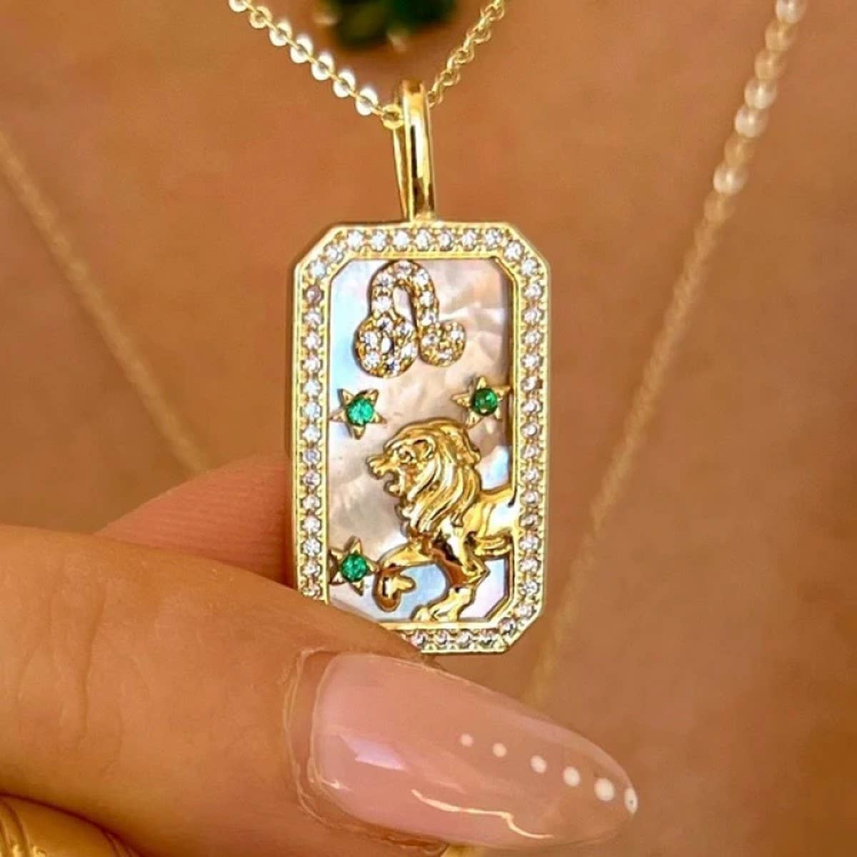 NEW CREATIVE 12 CONSTELLATIONS ZIRCON NECKLACE