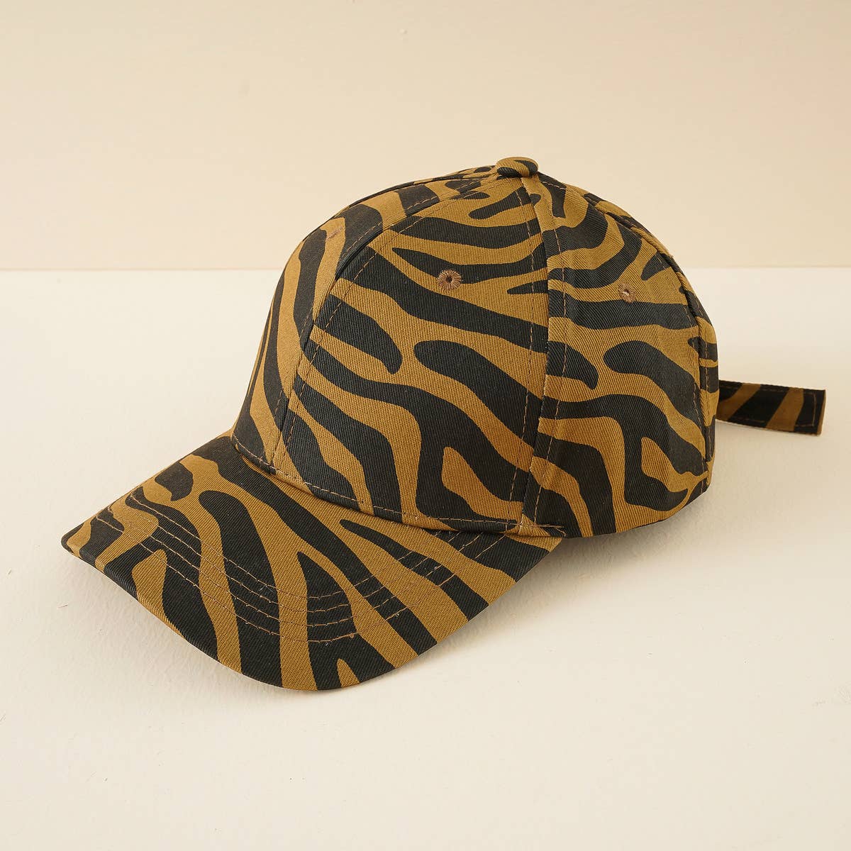 Zebra Print Baseball Hat  - Summer Sun Hat CWAH1401