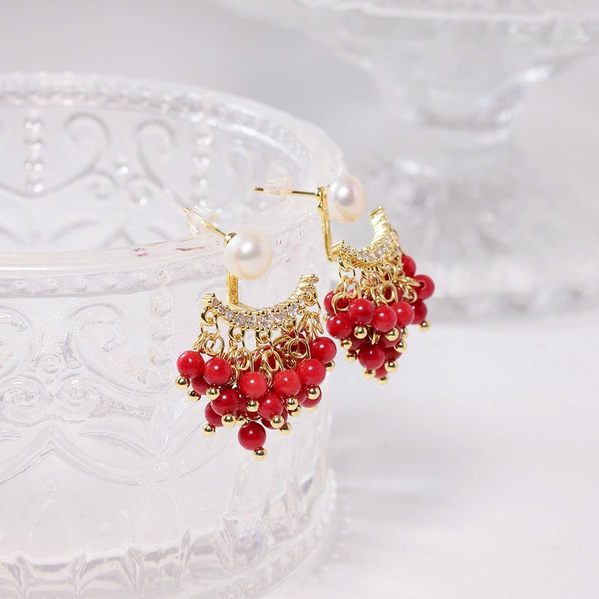LIGHT LUXURY ALL-MATCH RETRO NICHE PEARL EARRINGS
