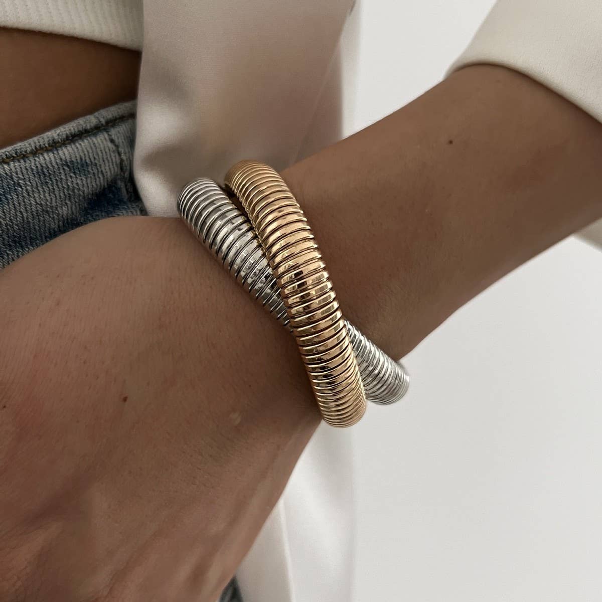 PERSONALIZED  METAL SIMPLE RING BRACELET FOR WOMEN_CWMM3092