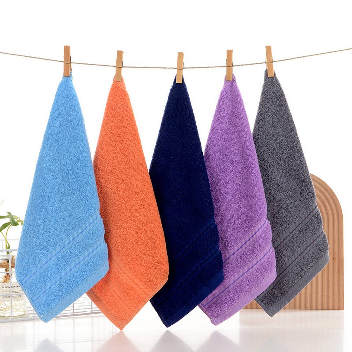 THICKENED COTTON THREE-PIECE ABSORBENT TOWEL