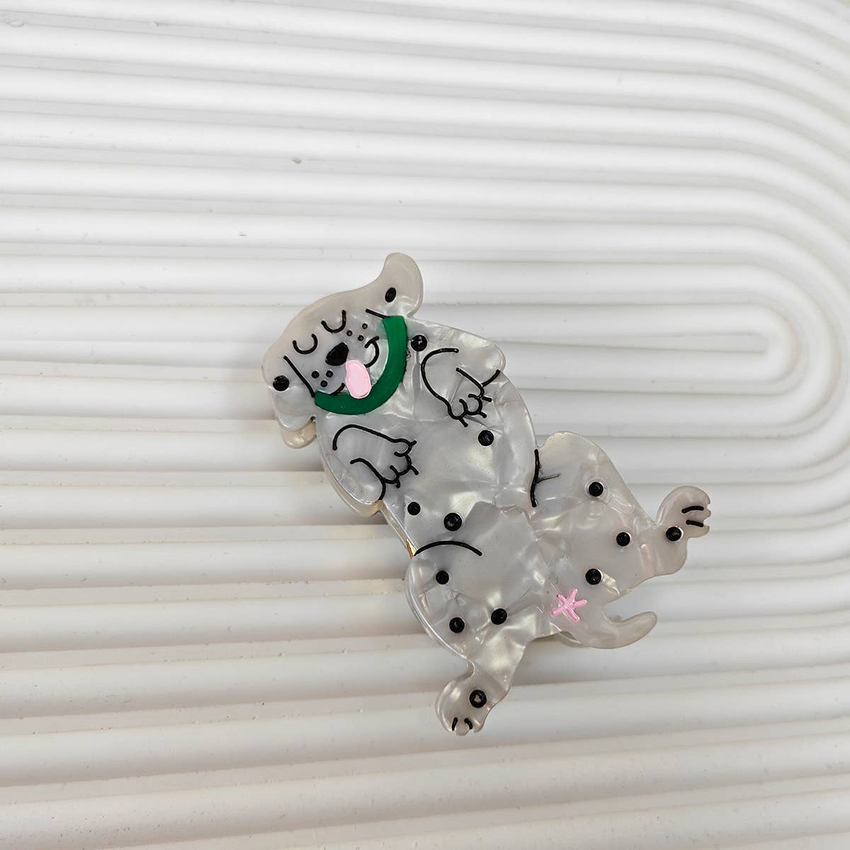 Cartoon Corgi Hair Claw Clip, Acetate Material_CWAHA6433