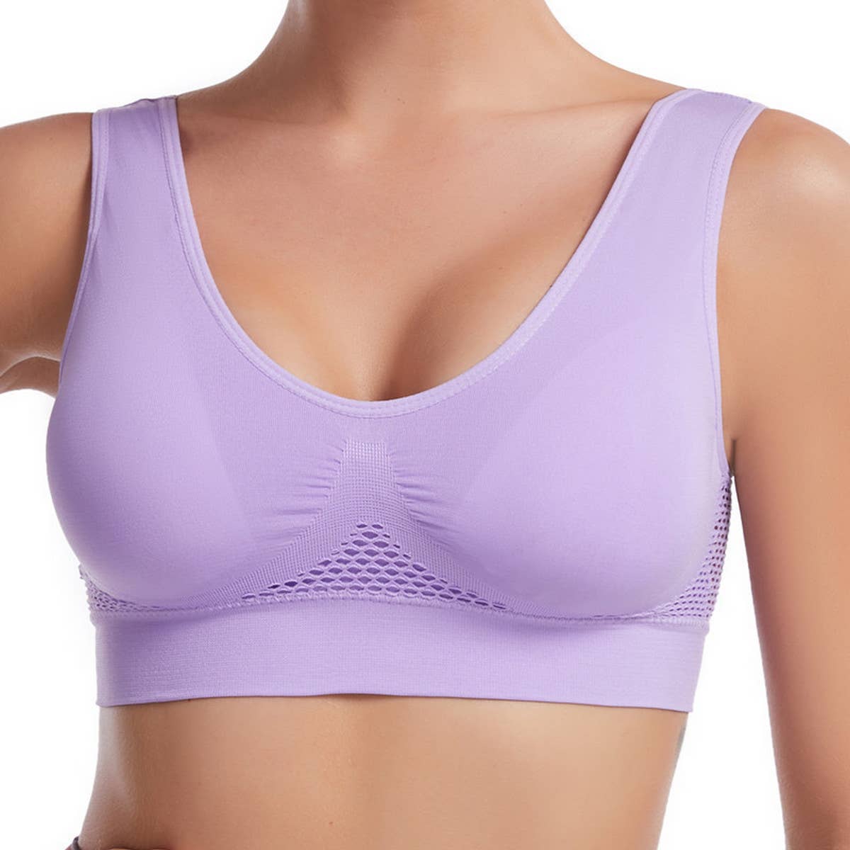 YOGA RUNNING PLUS SIZE SPORTS BRA UNDERWEAR_CWMU0297