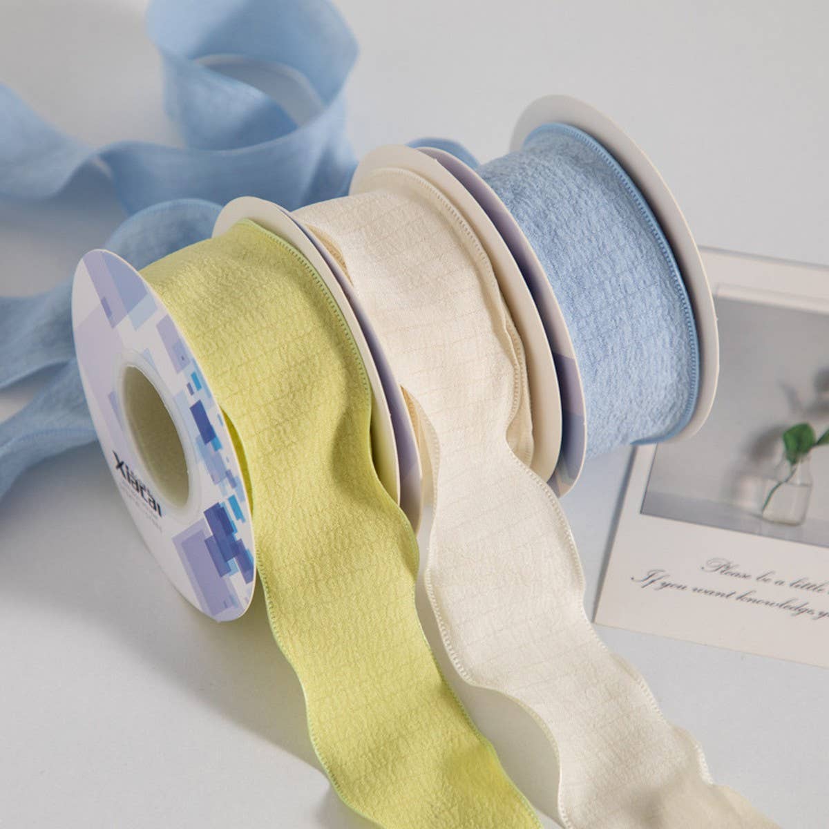 4CM WAVE LACE RUFFLED RIBBON DIY RIBBON_CWMM5775