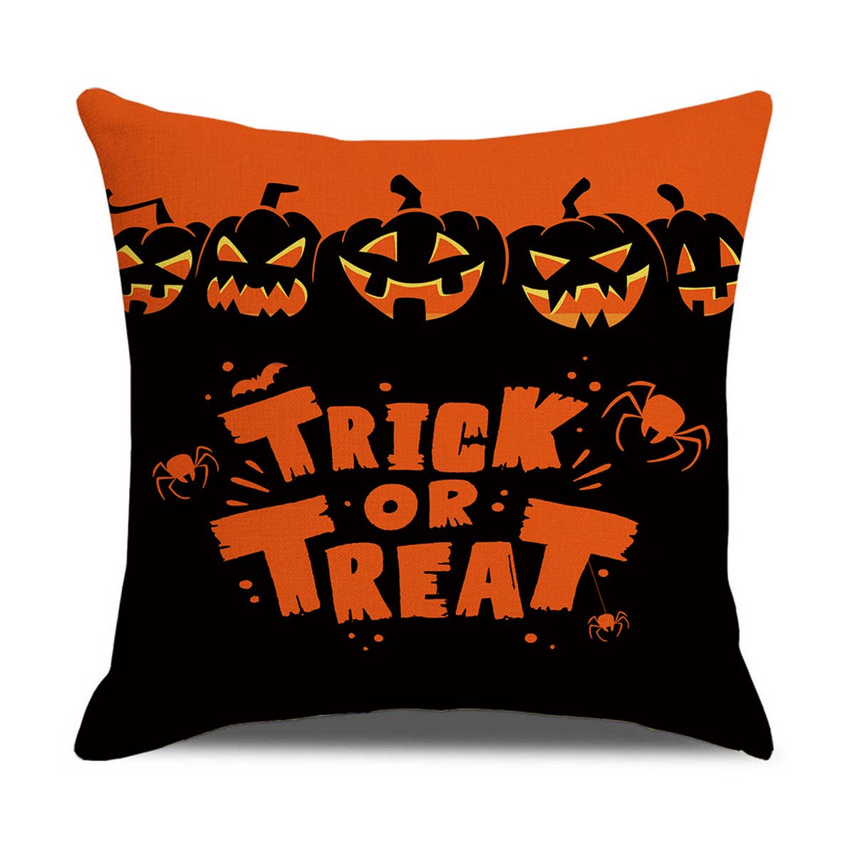 FUNNY LETTER PRINT HALLOWEEN PILLOWCASE