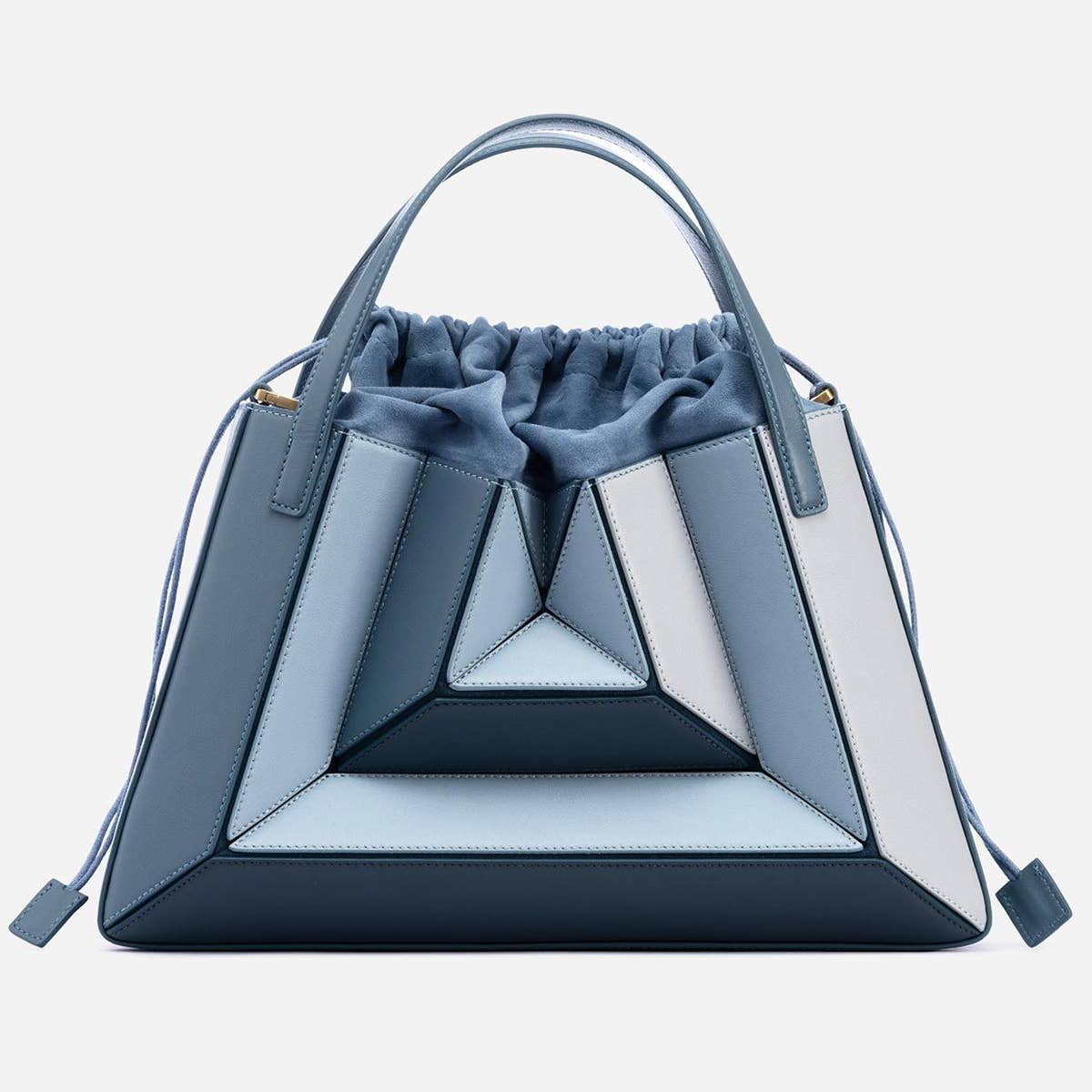 CONTRAST COLOR PATCHWORK DRAWSTRING HANDBAG_CWAB1928