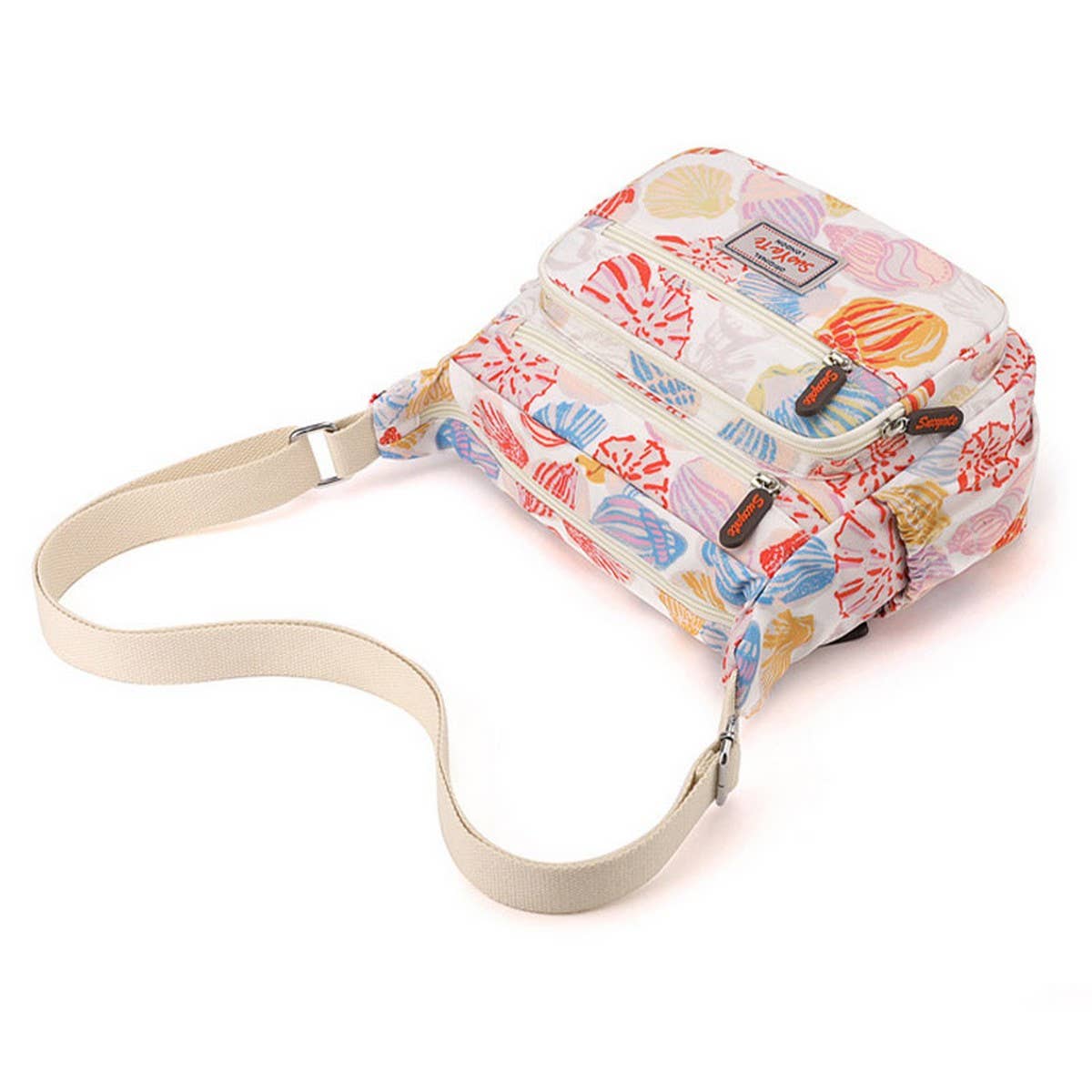 PRINTED LARGE CAPACITY NYLONSHOULDER CROSSBODY BAG_CWASC1788