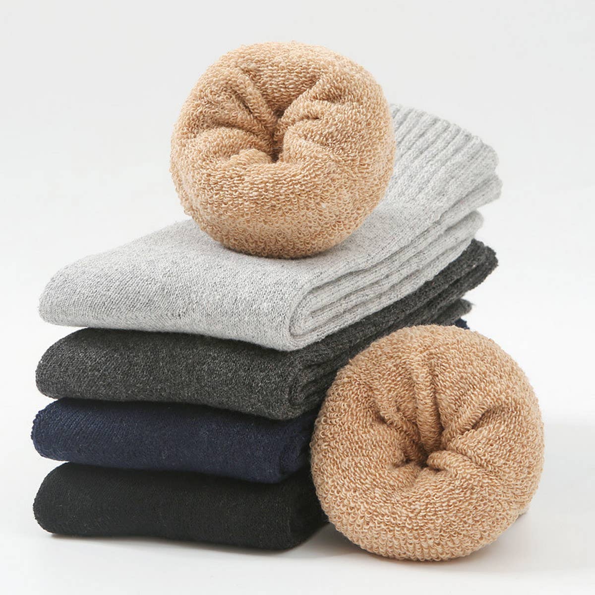 2024 NEW SOLID COLOR 5 PAIRS OF SOCKS_CWMS0699