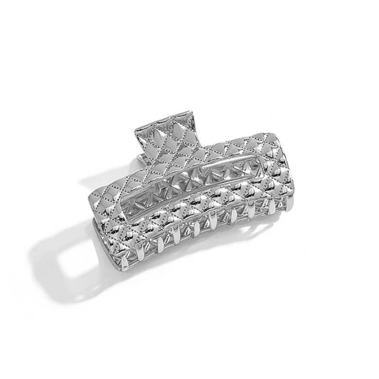 Geometric dark elegant metal clipper hair clips