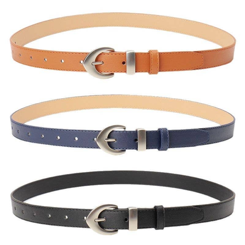 Simple and fashionable leopard print PU belt