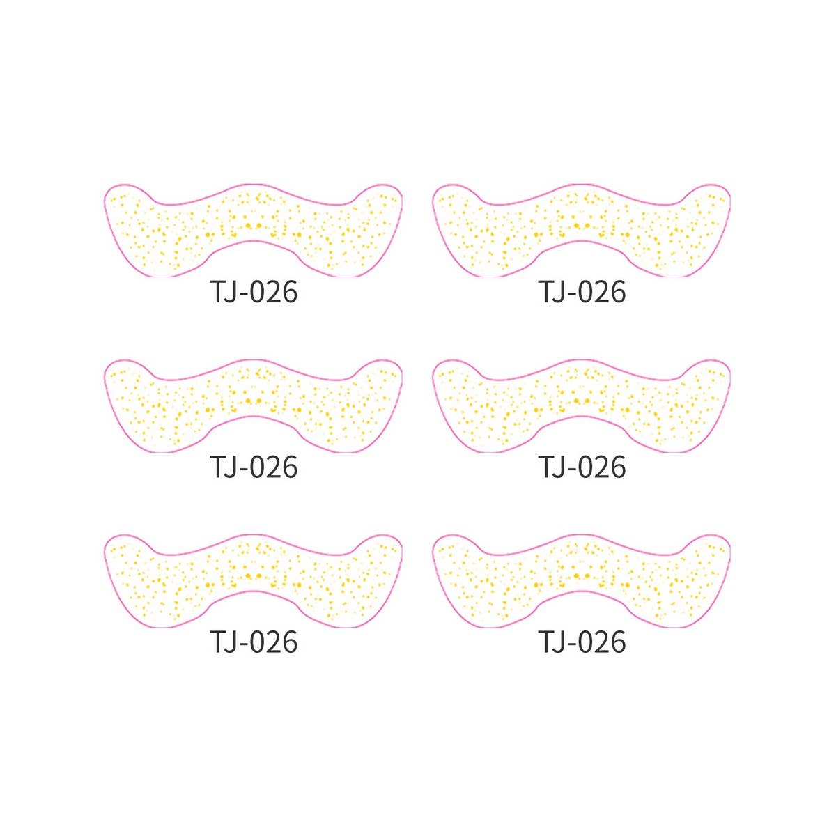 Metallic Freckle Face Tattoo Stickers Gold Silver