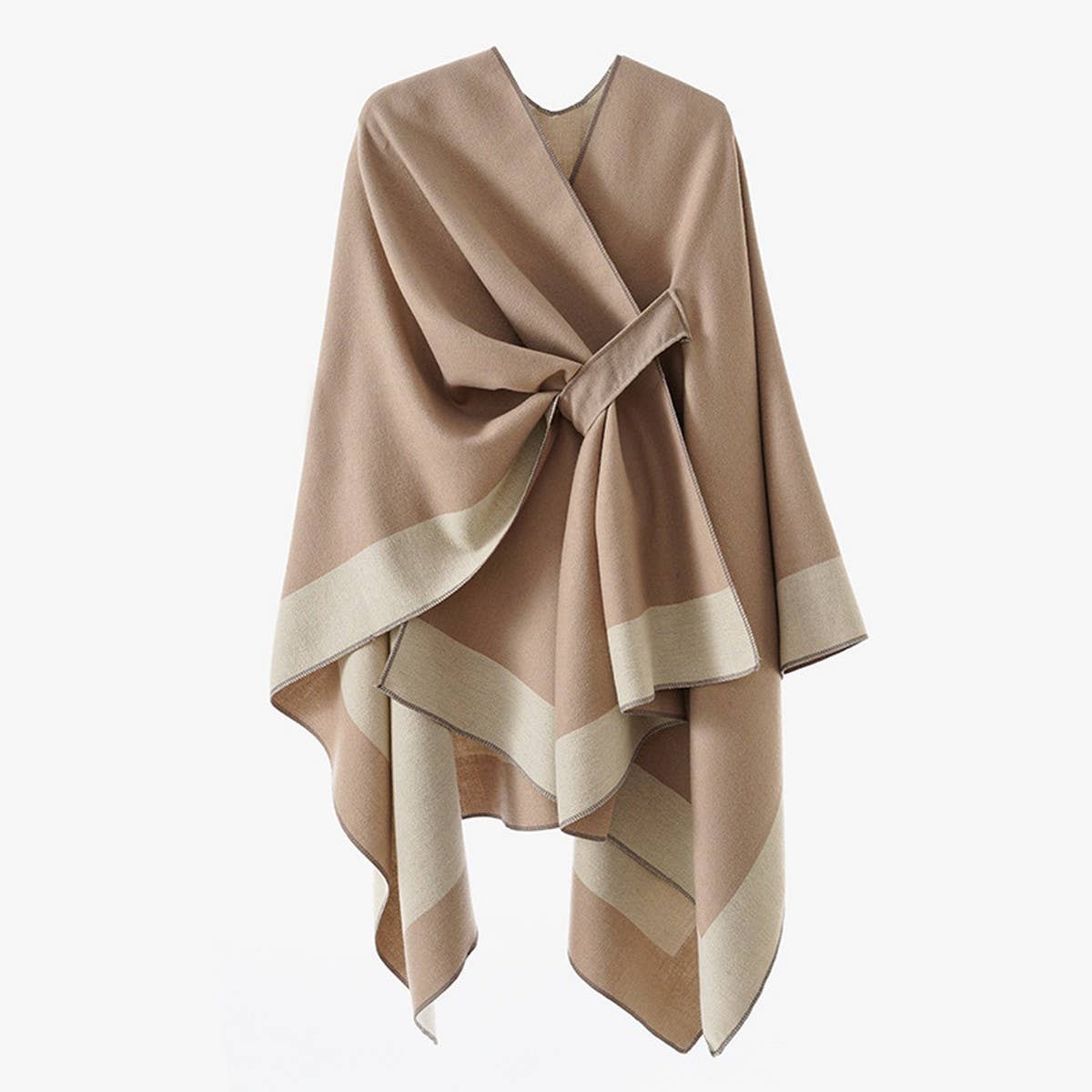 NEW DOUBLE-SIDED SOLID COLOR WARM SHAWL FOR WOMEN